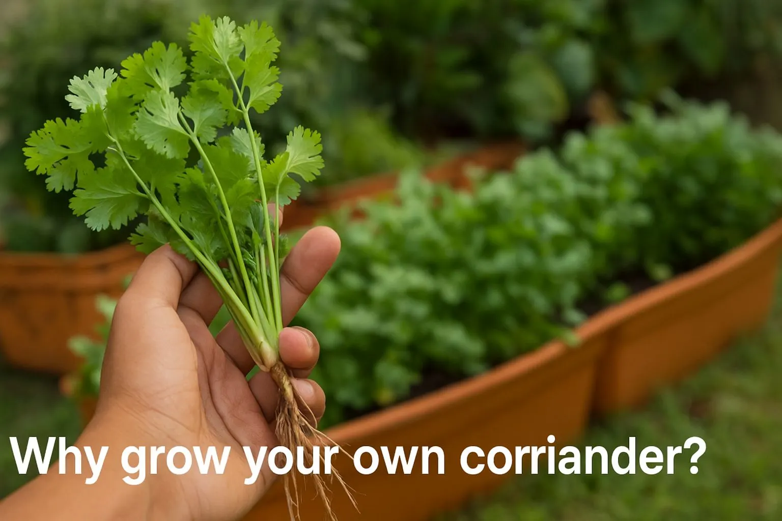 Why grow your own coriander at home - Urban Plant